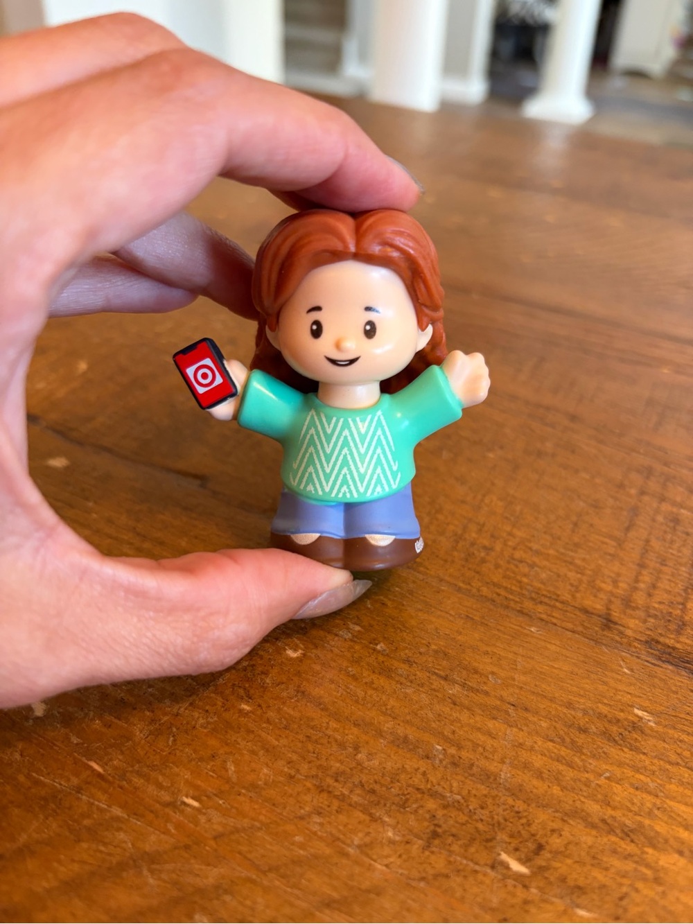 Fisher Price Little People Target mom as is